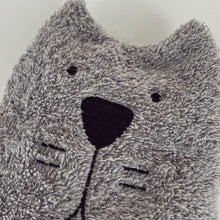 Load image into Gallery viewer, 1,7L hot water bottle with  100% cotton terry fabric cover GREY
