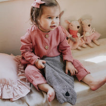 Load image into Gallery viewer, 0,7L kids hot water bottle with 100% cotton terry fabric cover