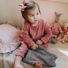 Load image into Gallery viewer, 0,7L kids hot water bottle with 100% cotton terry fabric cover