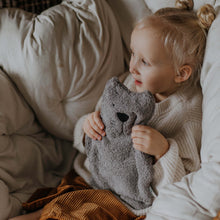 Load image into Gallery viewer, 0,7L kids hot water bottle with 100% cotton terry fabric cover